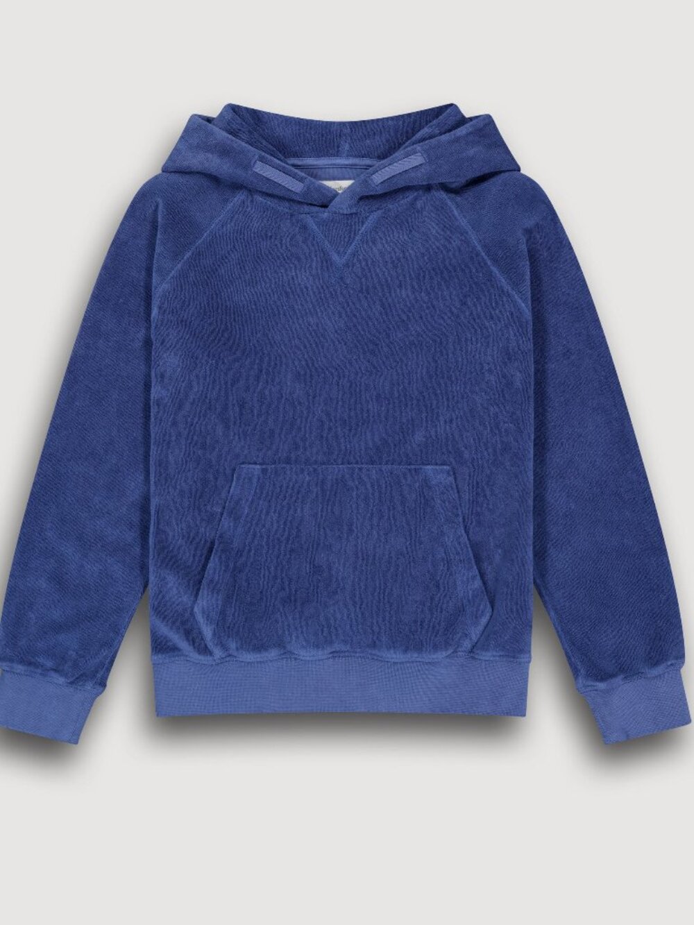 Hartford Bouclette Terry Cotton Hoodie Sun-Washed Denim Blue Size S NWT